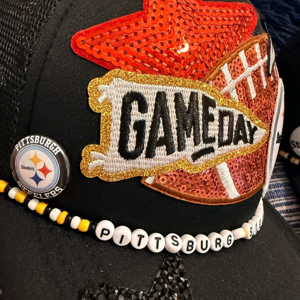 NFL Pittsburgh Steelers playoff game day ready trucker hat NWOT - Picture 4 of 9